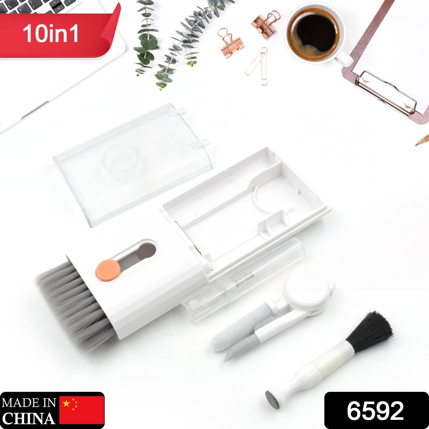 6592 10in1 Keyboard Cleaning Kit, Professional Cell Phone Cleaning Kit with Brush and Keyboard Cleaning, Multifunctional Cleaning Kit for Airpods, Laptop, Headphones, Screen (10in1) 6592 10in1 Keyboard Cleaning Kit, Professional Cell Phone Cleaning Kit with Brush and Keyboard Cleaning, Multifunctional Cleaning Kit for Airpods, Laptop, Headphones, Screen (10in1)